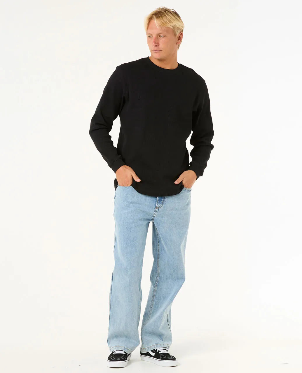 RIP CURL RAW ENERGY WAFFLE LS TEE