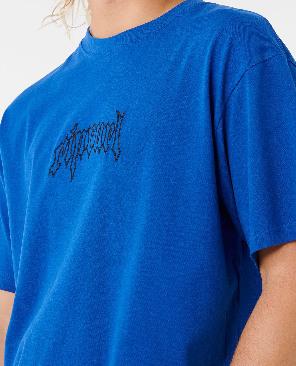 RIPCURL ARCHIVE GOTH EMBROIDERY TEE