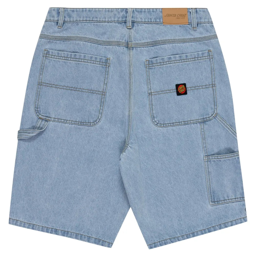 SANTA CRUZ CLASSIC DOT CARPENTER JEAN SHORTS