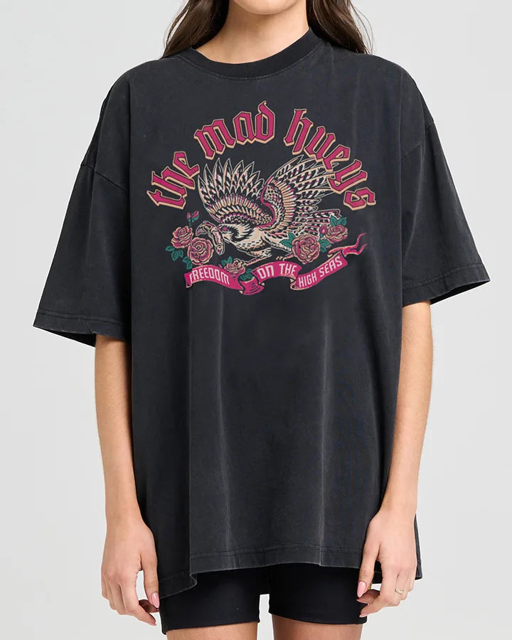 THE MAD HUEYS WOMENS HIGH SEAS OVERSIZED TEE