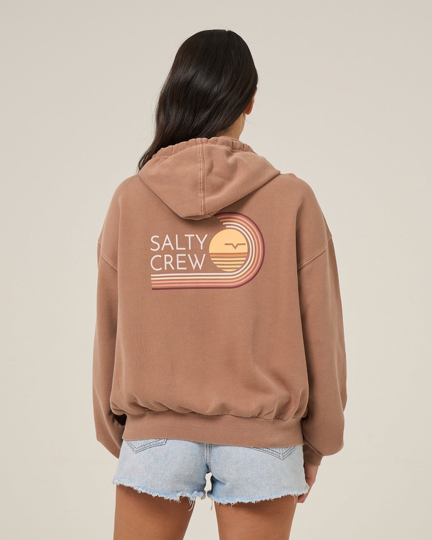 SALTY CREW OMBRE WAVE HOODED ZIP JACKET