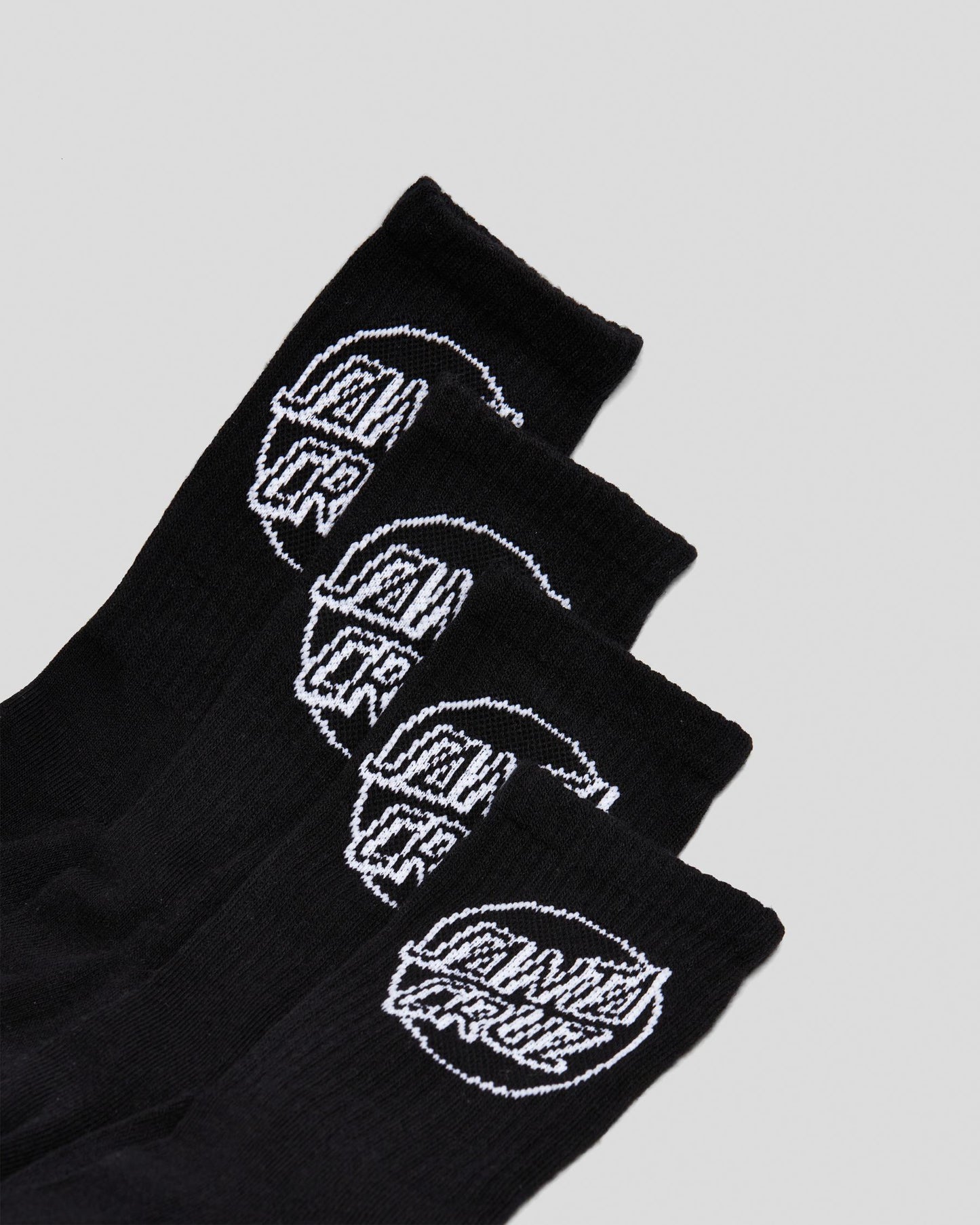SANTA CRUZ OPTUS DOT CREW SOCKS 4 PK