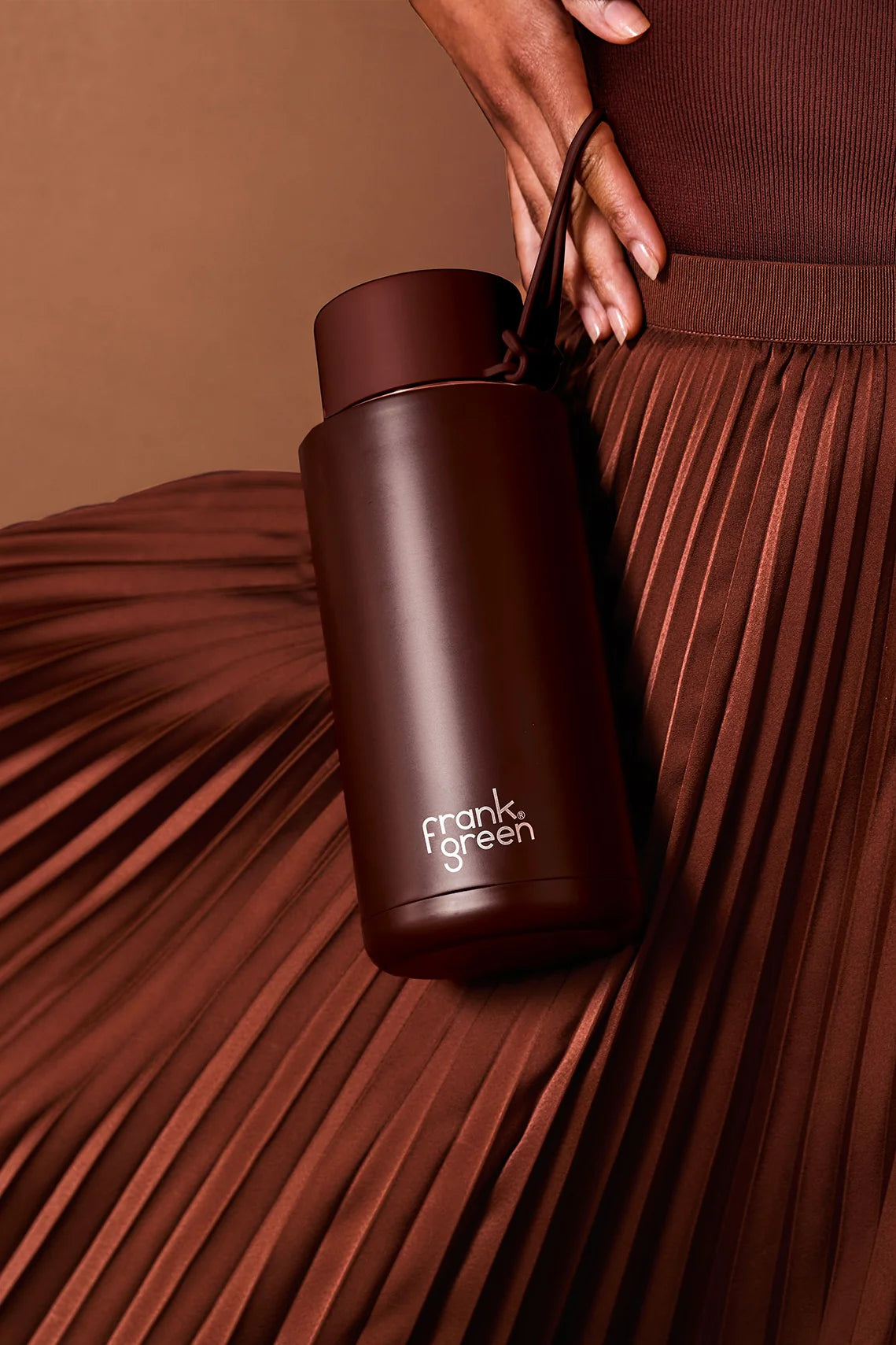 FRANK GREEN 34OZ/1L SSC FLIP STRAW LID BOTTLE