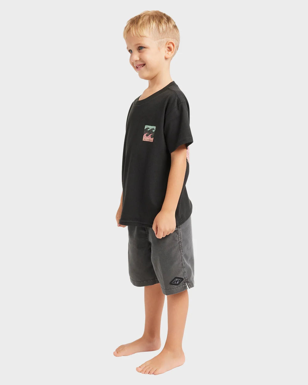 BILLABONG GROMS CRAYON WAVE SS TEE