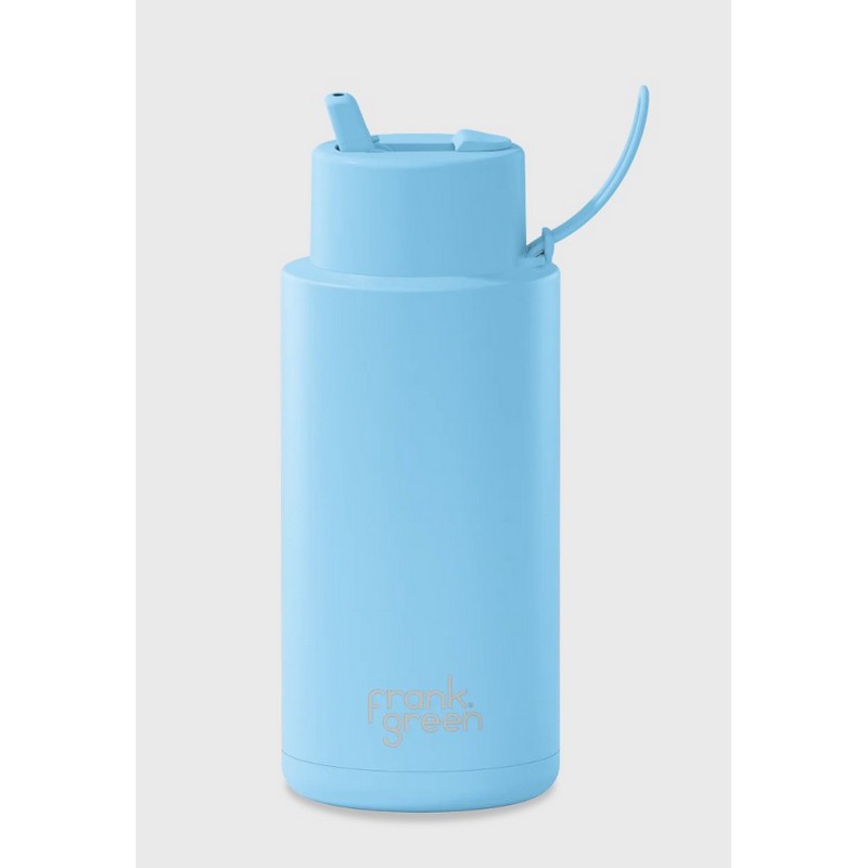 FRANK GREEN 34OZ/1L SSC FLIP STRAW LID BOTTLE