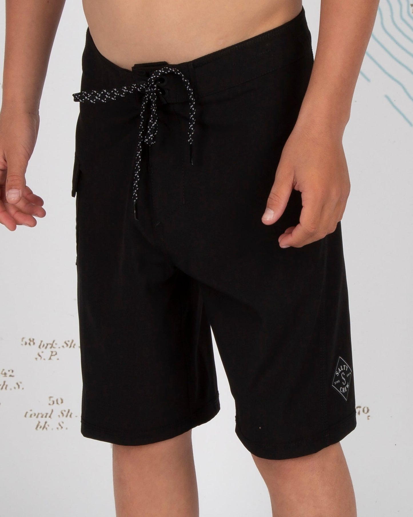 SALTY CREW LOWTIDE BOYS ELASTIC BOARDSHORT