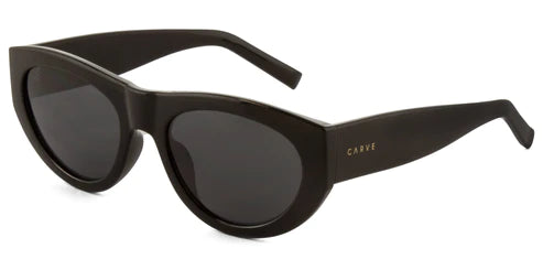 CARVE MONTANA POLARIZED GLOSS BLACK SUNGLASSES