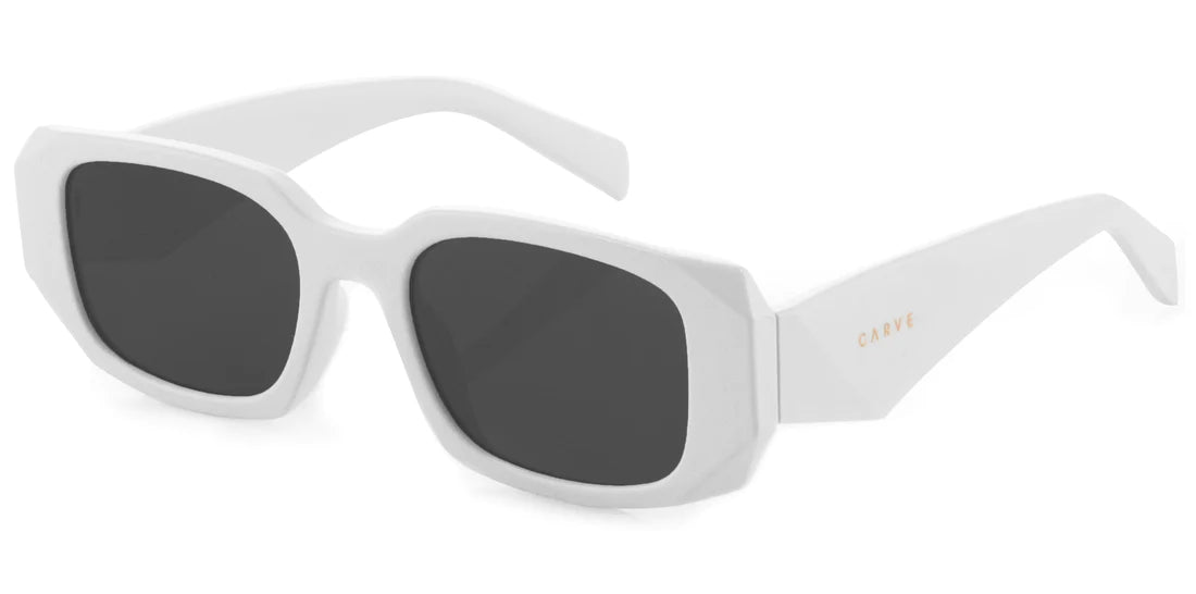 CARVE MILAN GLOSS WHITE SUNGLASSES