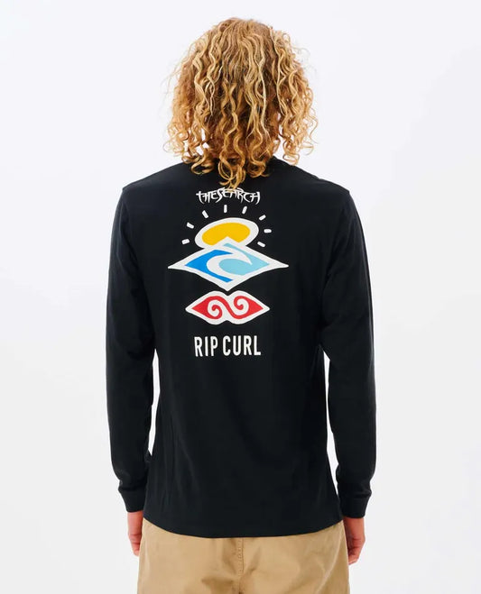 RIPCURL SEARCH ICON LONG SLEEVE TEE
