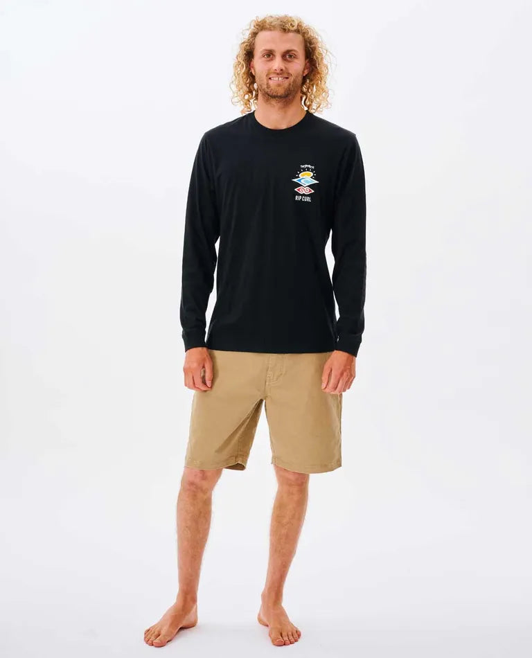 RIPCURL SEARCH ICON LONG SLEEVE TEE