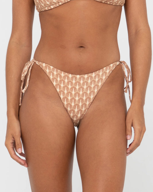 RUSTY WOMENS PANAMA SIDE TIE BIKINI PANT