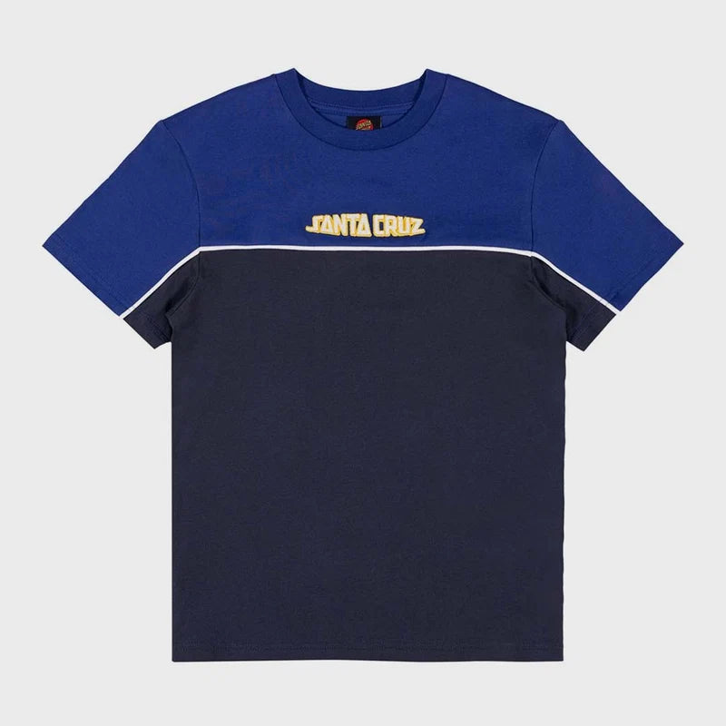 SANTA CRUZ FISHEYE STRIP FRONT SHORT SLEEVE TEE