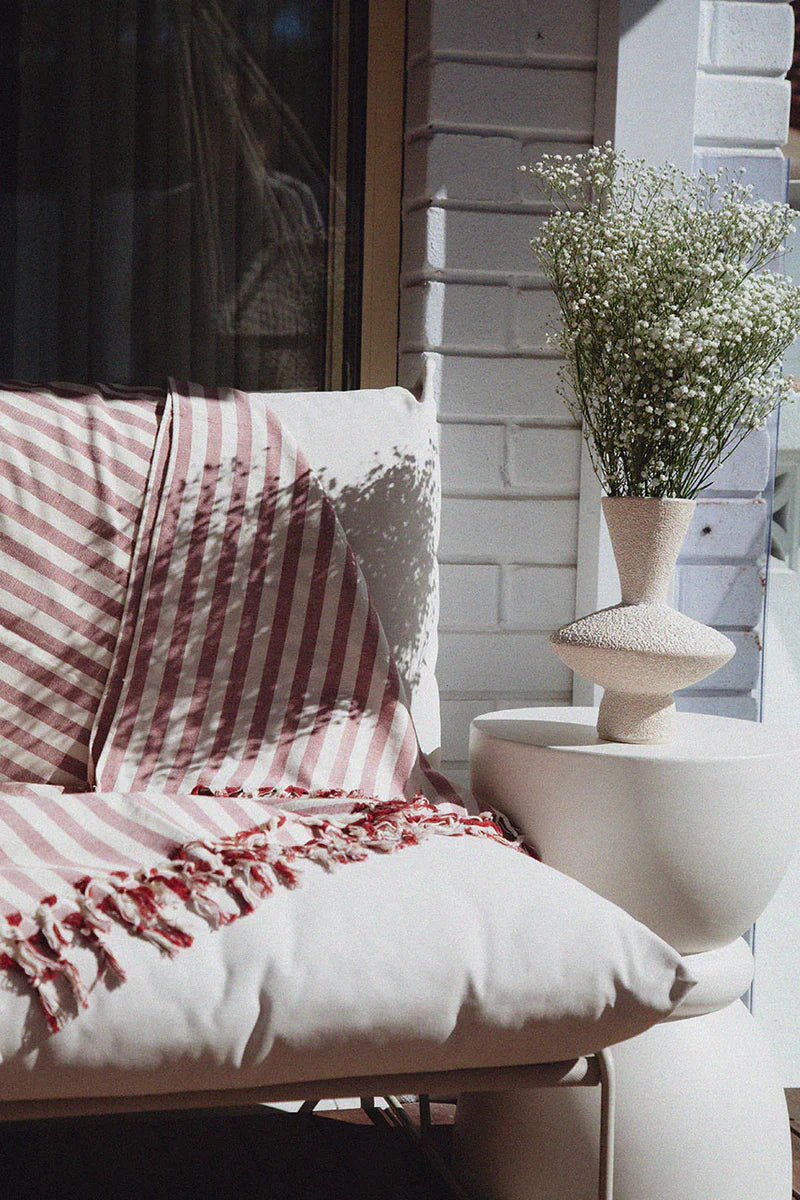 MAYDE PALM COVE LINEN BEACH BLANKET