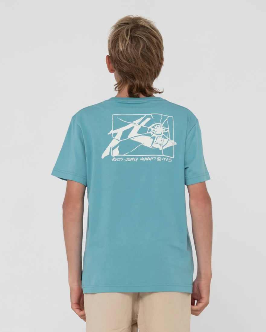 RUSTY BOYS SHATTERED DREAMS SHORT SLEEVE TEE