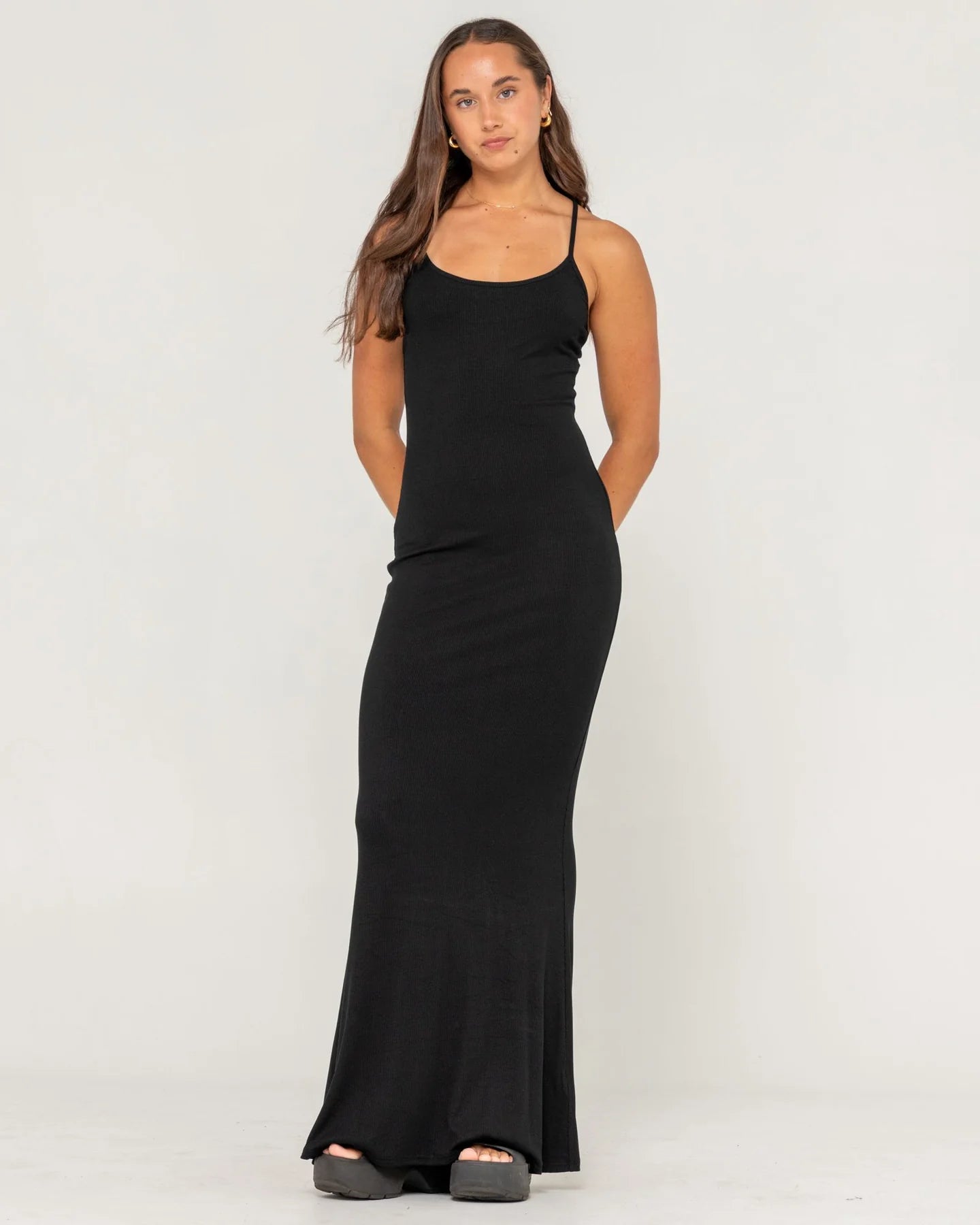 RUSTY NICKY SLIP MAXI DRESS