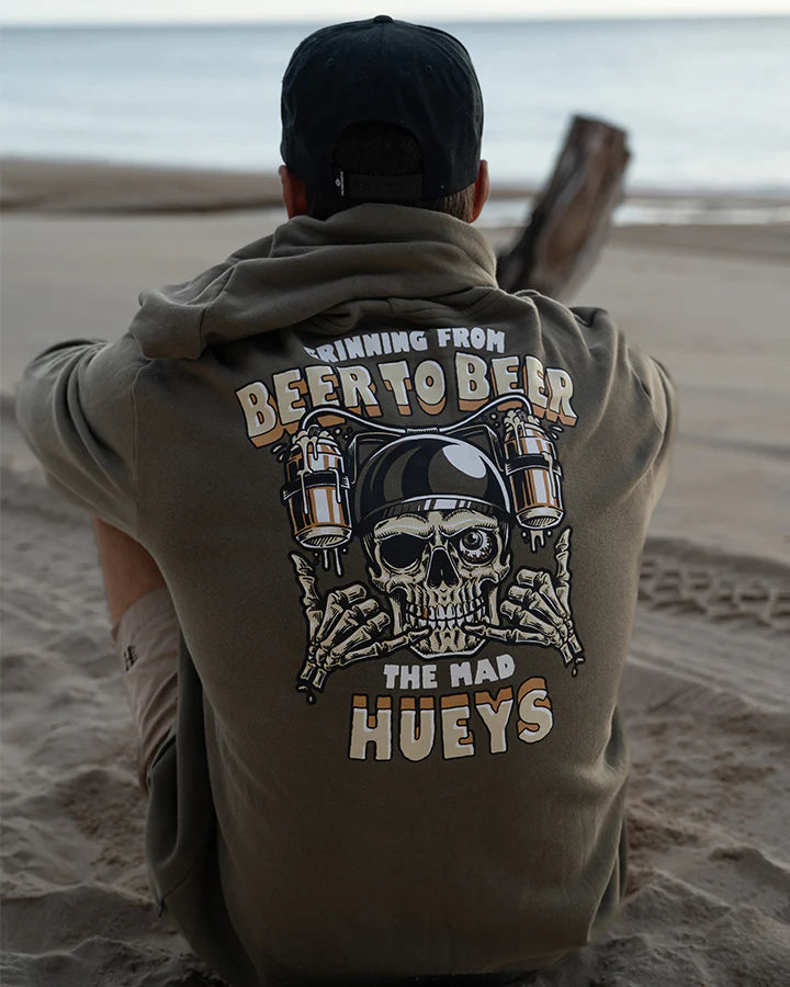 THE MAD HUEYS BEER TO BEER PULLOVER