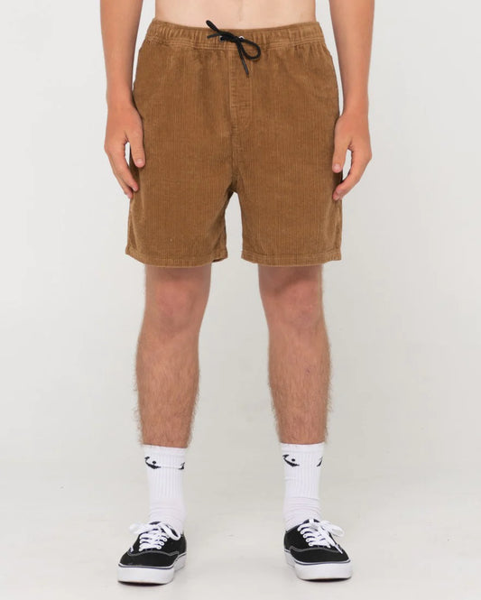 RUSTY RIFTS CUT OFF ELASTIC MENS SHORTS