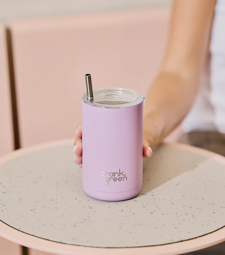 FRANK GREEN ICED COFFEE CUP WTH STRAW