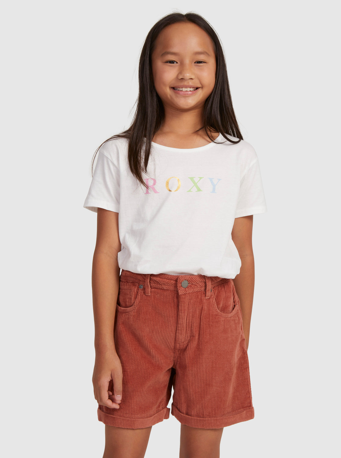 ROXY SAVE YOU TONIGHT-GIRLS CORD SHORTS