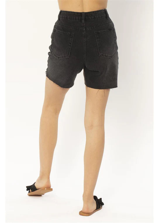 AMUSE SOCIETY BELLA WVN DENIM SHORT