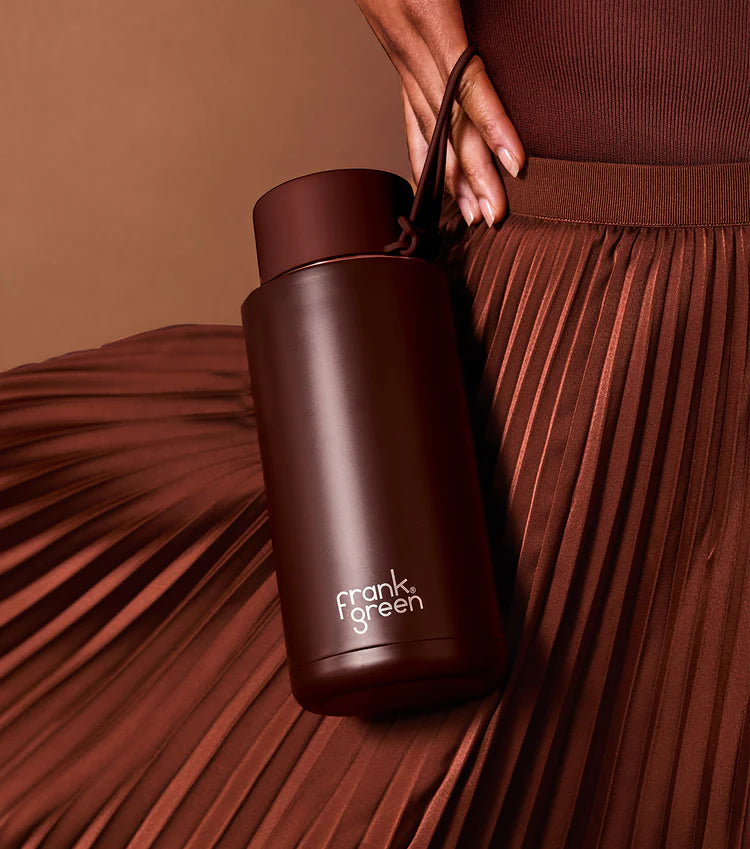 FRANK GREEN 34oz / 1L CERAMIC REUSABLE BOTTLE FLIP LID