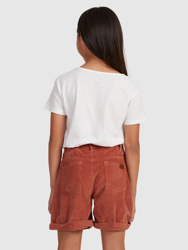 ROXY SAVE YOU TONIGHT-GIRLS CORD SHORTS