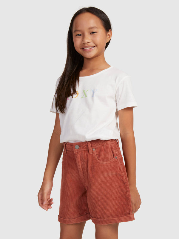 ROXY SAVE YOU TONIGHT-GIRLS CORD SHORTS