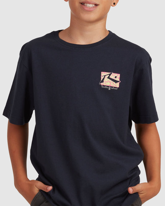 RUSTY BOYS SPLAT DOWN SHORT SLEEVE TEE