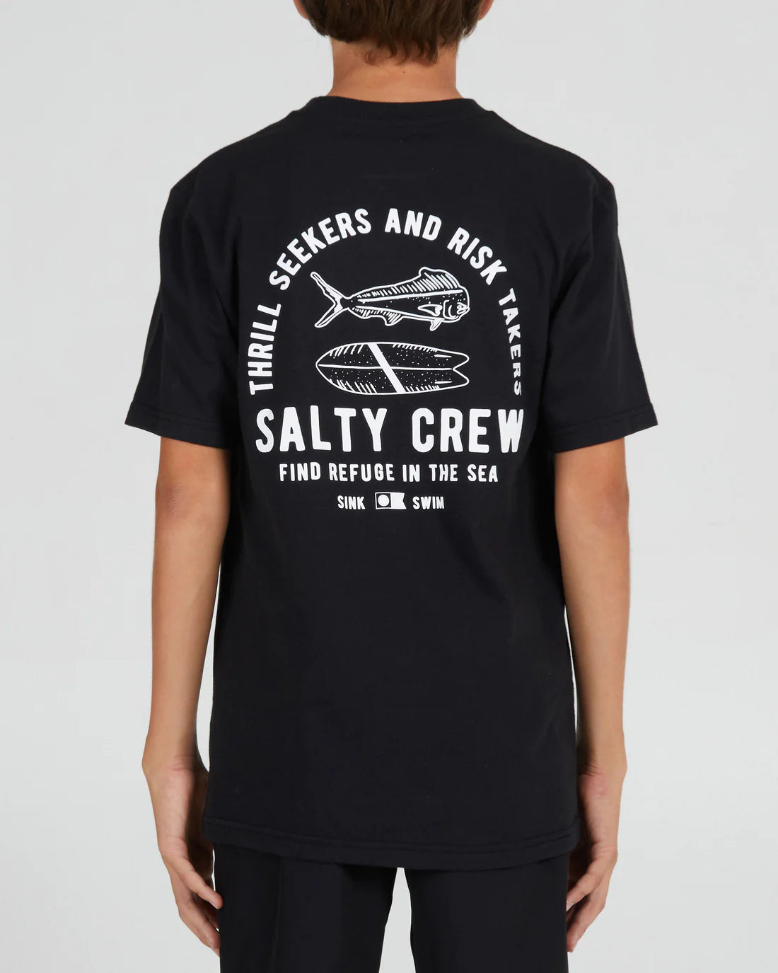 SALTY CREW LATERAL LINE BOYS SHORT SLEEVE TEE