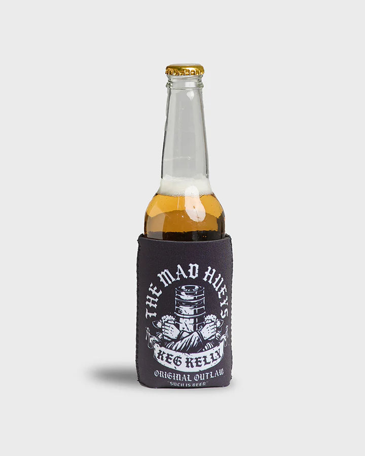 THE MAD HUEYS KEG KELLY STUBBY COOLER