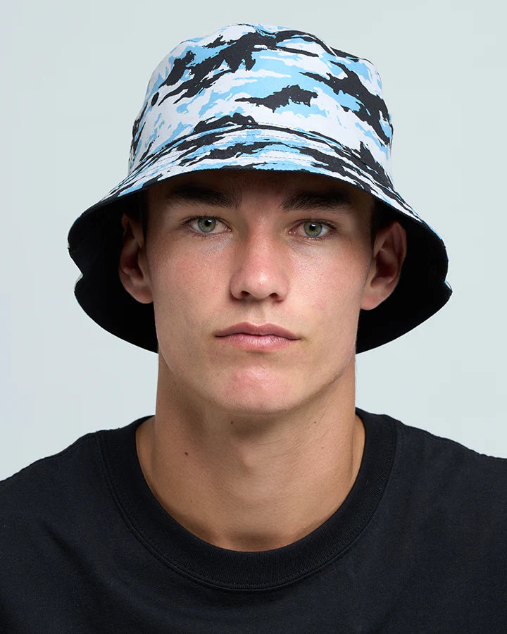 THE MAD HUEYS MENS FKRS AHOY REVERSIBLE BUCKET HAT