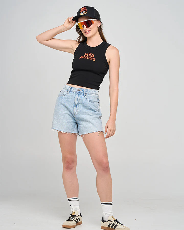 THE MAD HUEYS BIRDS OF PREY WOMENS SCOOP NECK SINGLET