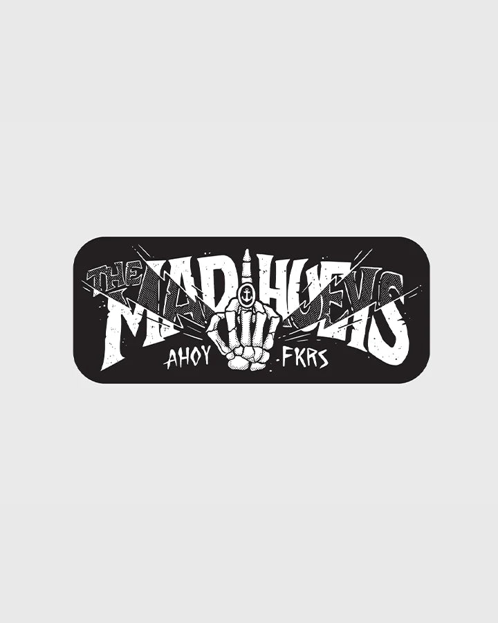 THE MAD HUEYS BONES AHOY STICKER