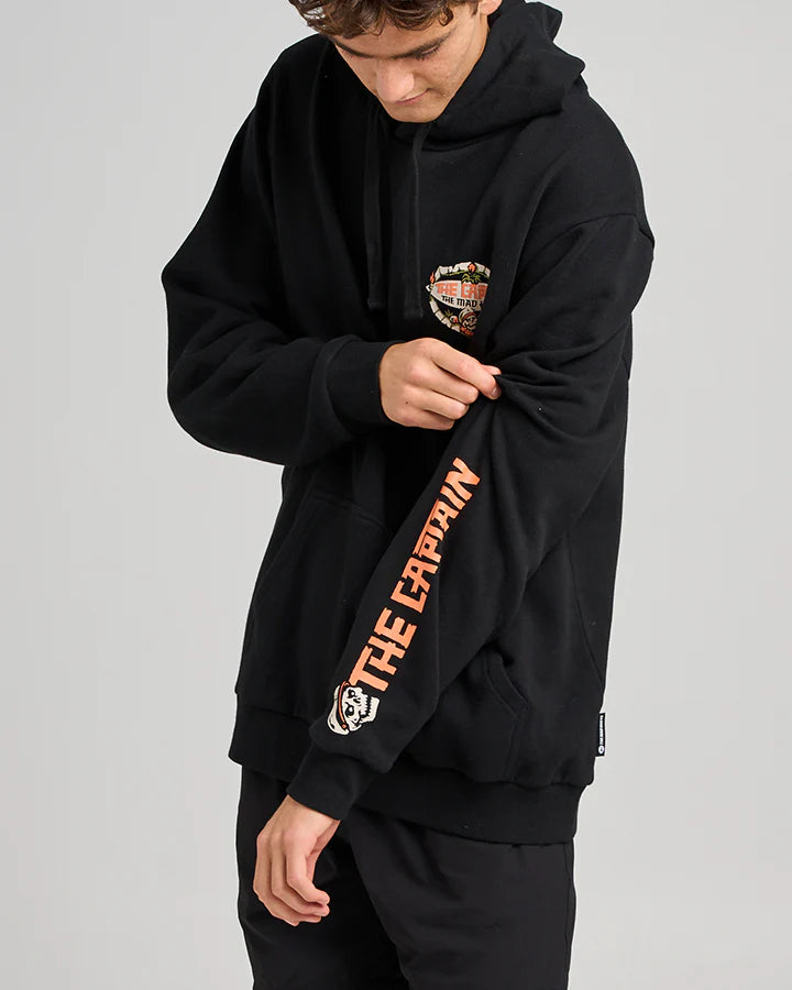 THE MAD HUEYS THE TIKI CAPTAIN HOODED PULLOVER