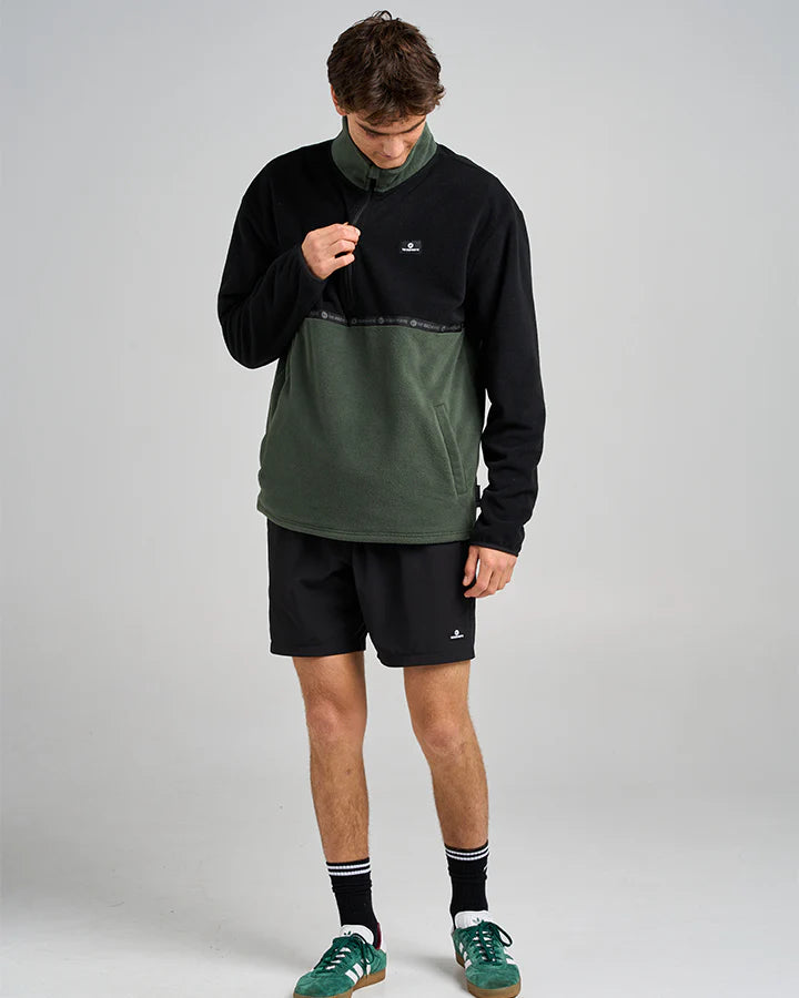 THE MAD HUEYS TIDAL QUARTER ZIP JUMPER
