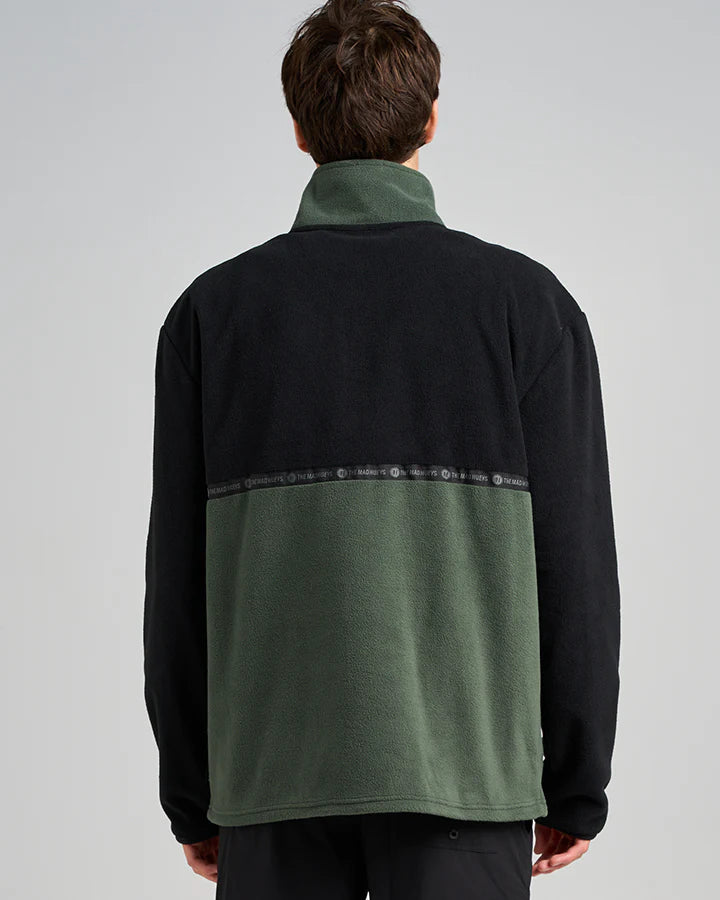 THE MAD HUEYS TIDAL QUARTER ZIP JUMPER