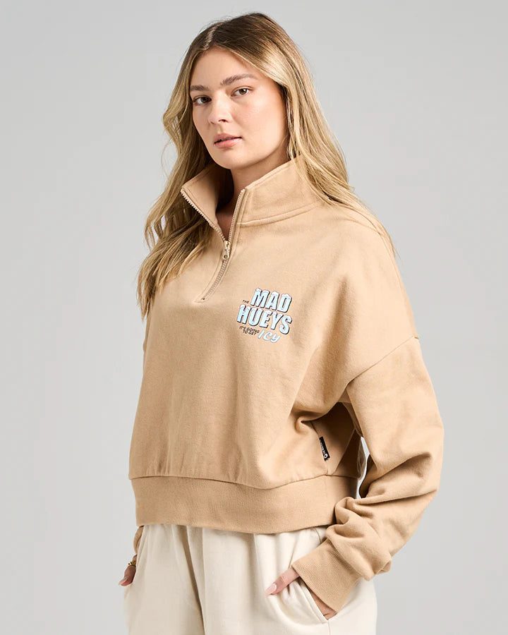 THE MAD HUEYS ICY HUEYS WOMENS QUARTER ZIP
