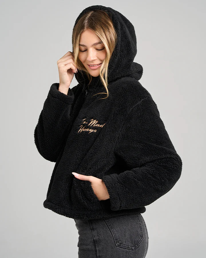 THE MAD HUEYS SEAHORSE WOMENS HOODED ZIP THROUGH JACKET