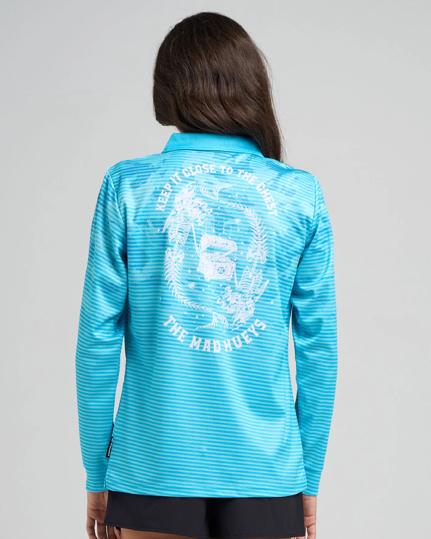 THE MAD HUEYS CLOSE CHEST WOMENS UPF 50+ FISHINING JERSERY