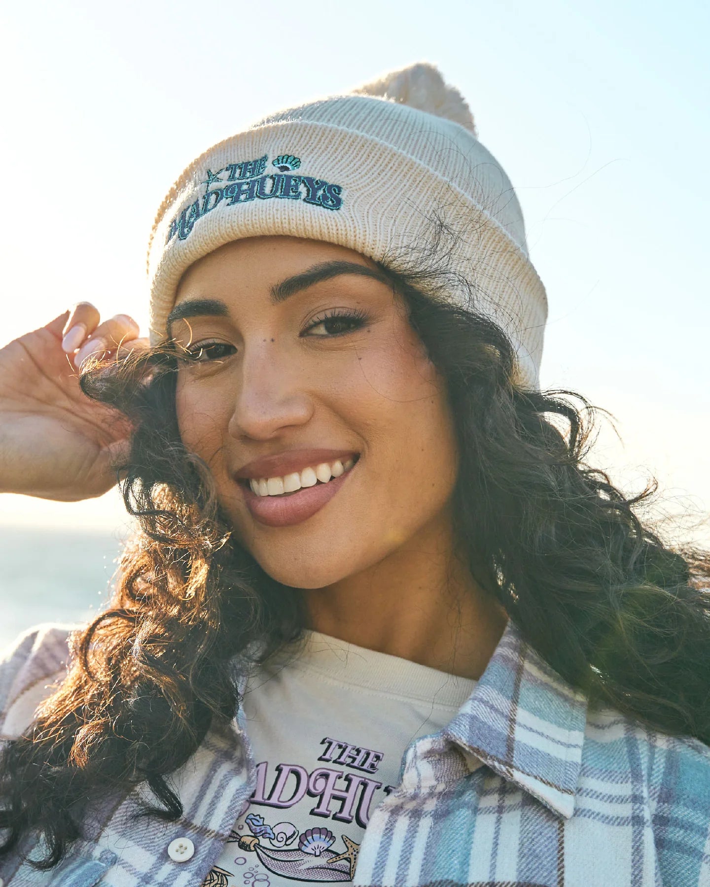 THE MAD HUEYS MERMAIDS DRINK FREE RELAXED BEANIE