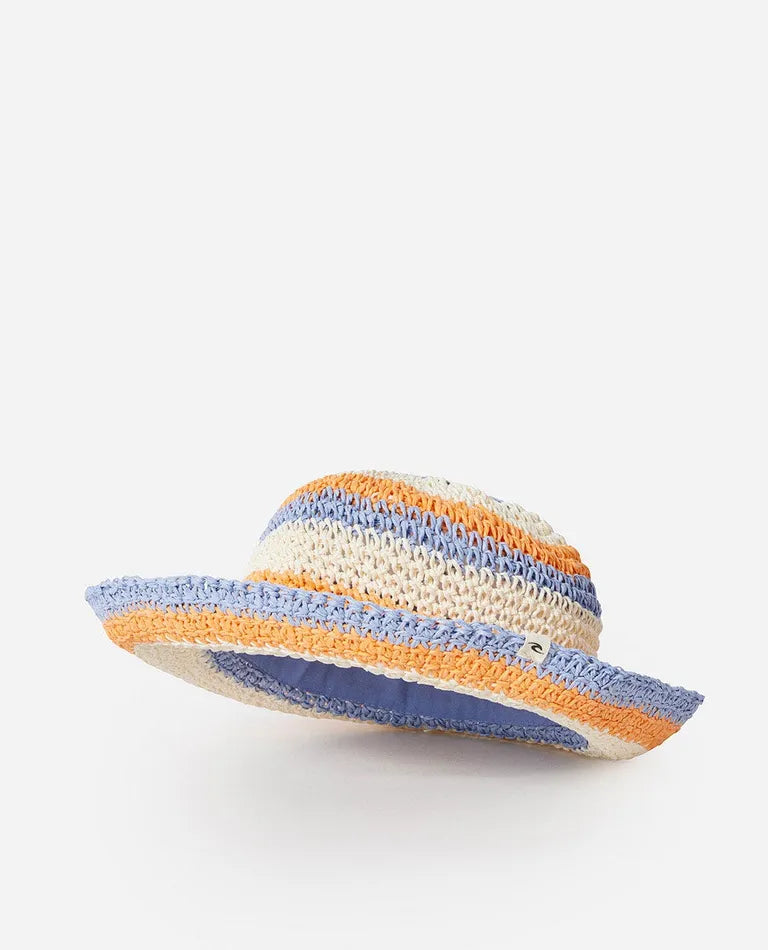 RIPCURL SUN STRIPE CROCHET HAT-GIRL