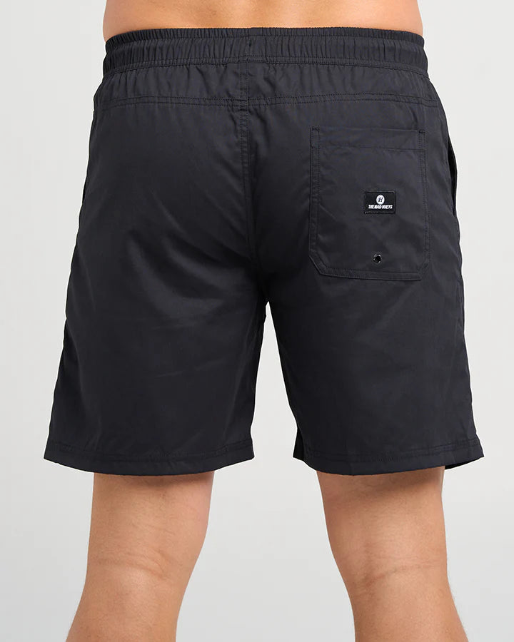THE MAD HUEYS MENS SKULL ANCHOR 18" VOLLEY SHORT