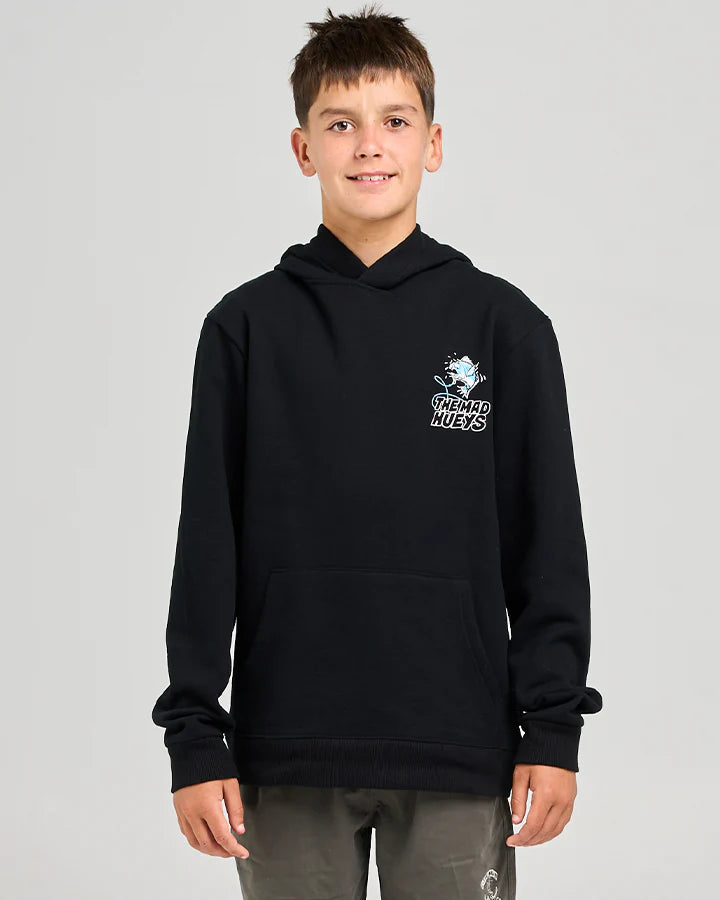 THE MAD HUEYS GREAT BITE SHARK HOODED PULLOVER BOYS