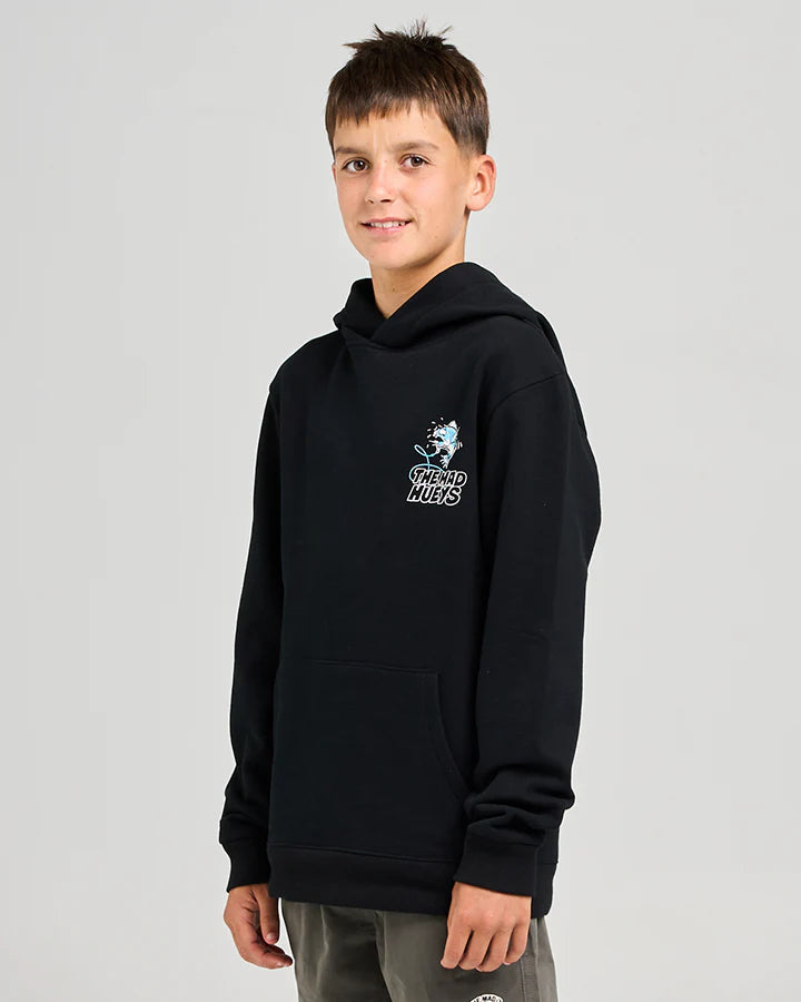 THE MAD HUEYS GREAT BITE SHARK HOODED PULLOVER BOYS