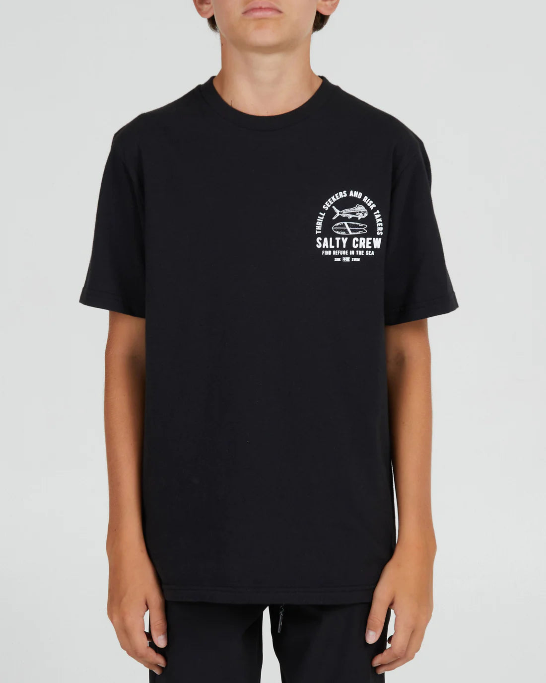 SALTY CREW LATERAL LINE BOYS SHORT SLEEVE TEE