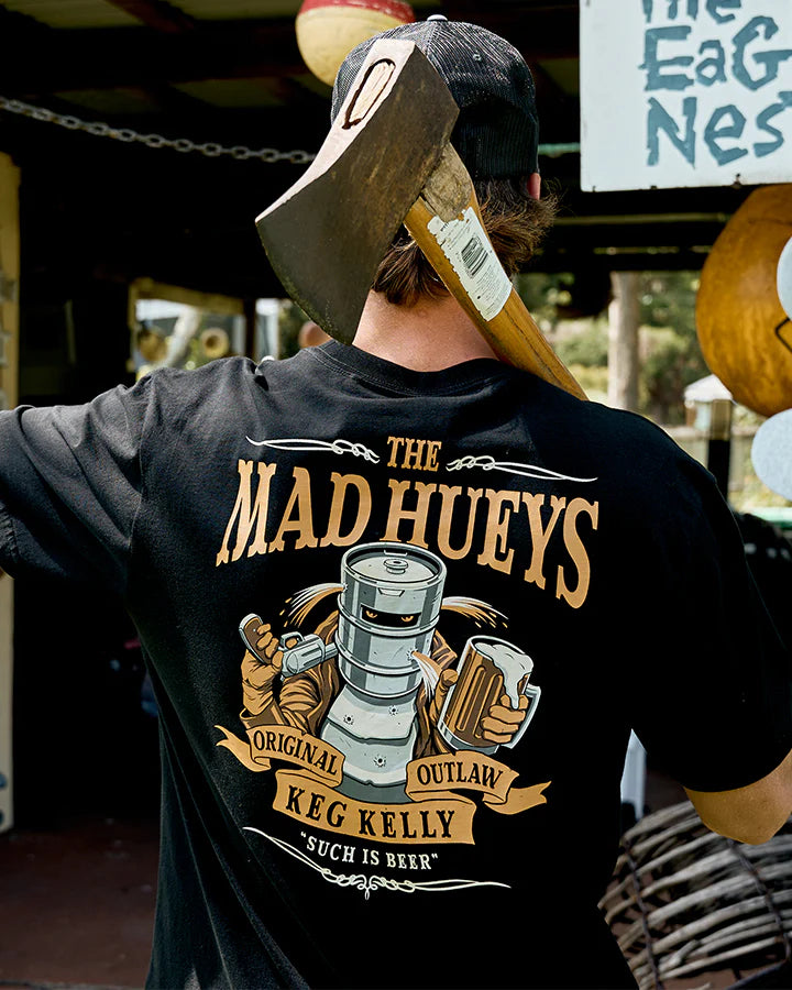 THE MAD HUEYS SUCH IS BEER SS TEE