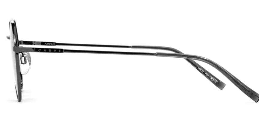 CARVE HARPER POLARIZED-GUNMETAL DK FRAME SUNGLASSES