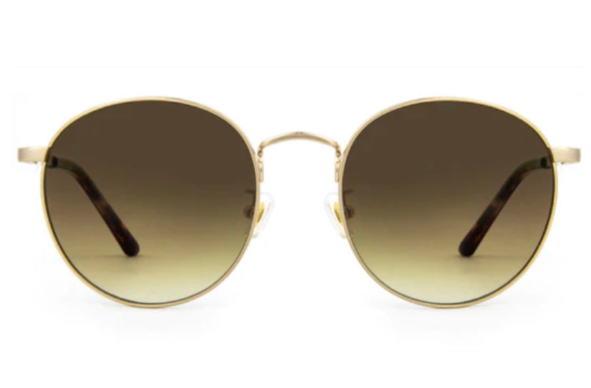 CARVE HEIDI BRUSHED GOLD FRAME SUNGLASSES