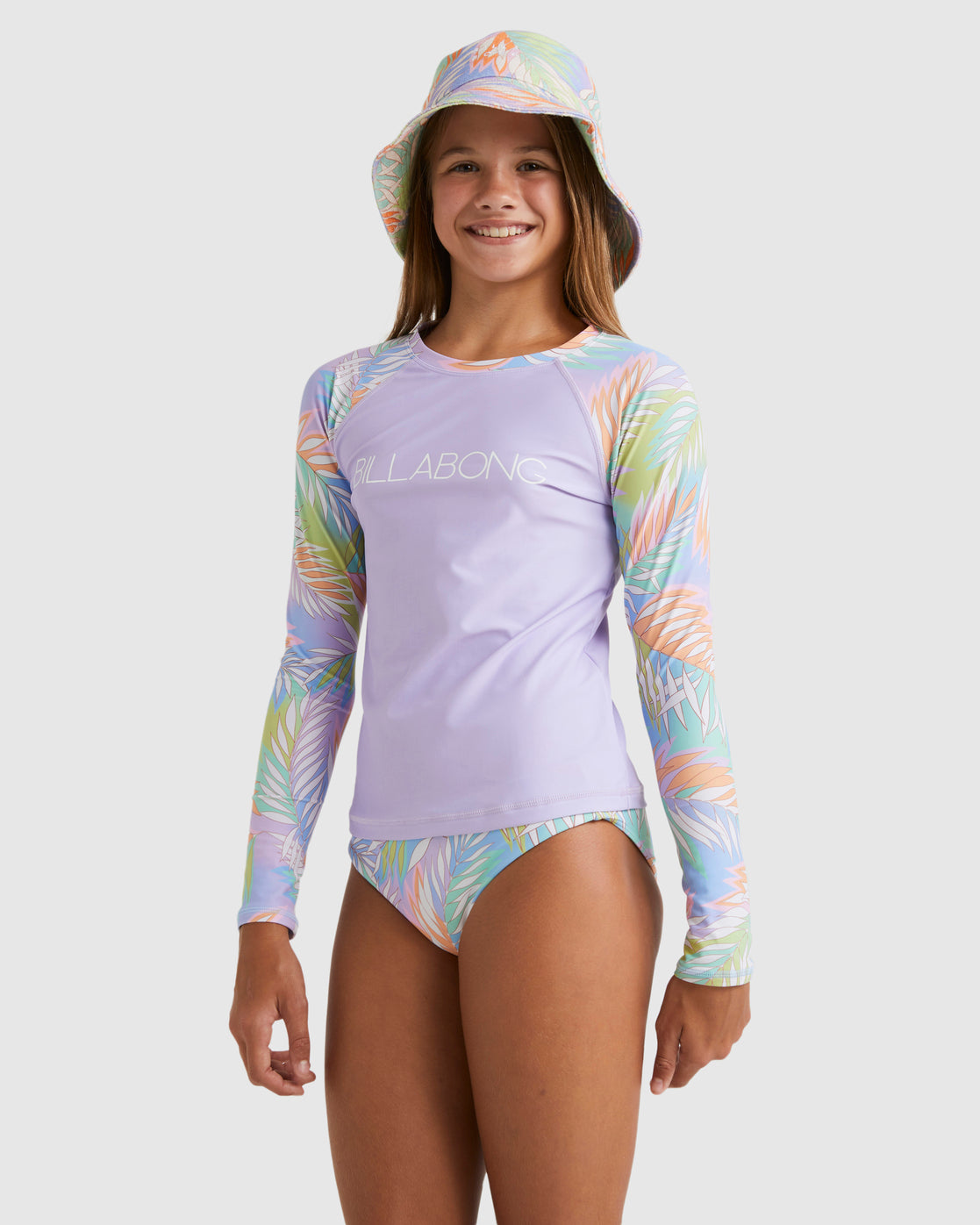 BILLABONG TROPICAL DAYZ RASH VEST L/S SET