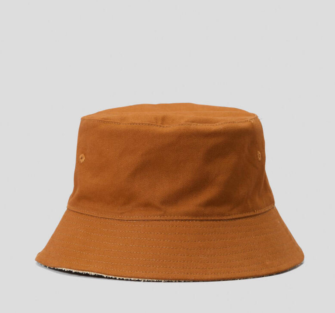 SANTA CRUZ ALT DOT MONO PATCH TERRY REVERSIBLE BUCKET HAT